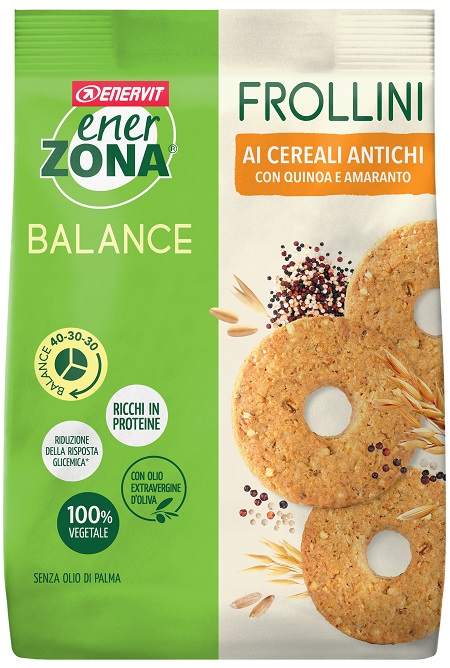 ENERZONA FROLLINI VEG CEREALI ANTICHI 250 G - Farmacia-flash.it