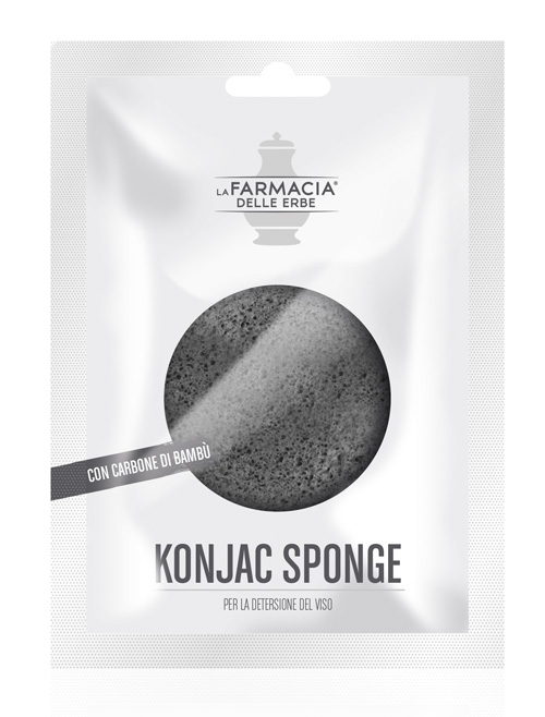 FDE KONJAC SPONGE CARBONE BAMBU' 1 PEZZO - Farmacia-flash.it