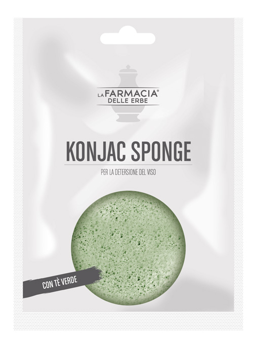 FDE KONJAC SPONGE TE' VERDE 1 PEZZO - Farmacia-flash.it
