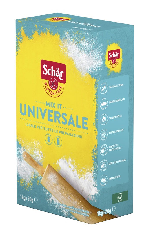 SCHAR MIX IT FARINA UNIVERSALE SENZA LATTOSIO 1 KG + 20 G - Farmacia-flash.it
