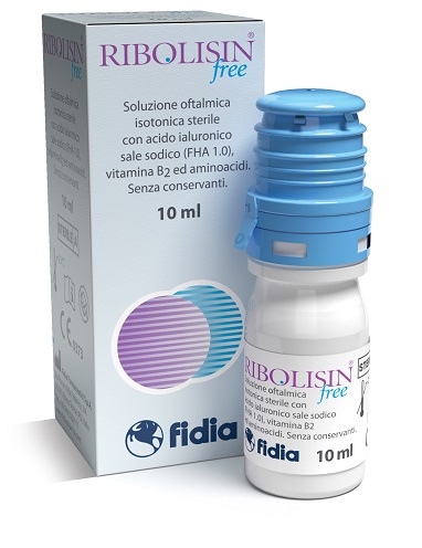 COLLIRIO SOLUZIONE OFTALMICA RIBOLISIN FREE 10 ML - Farmacia-flash.it