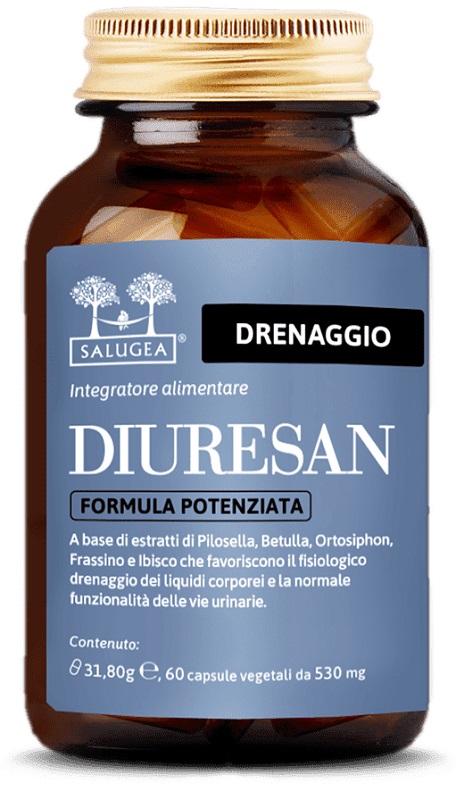 SALUGEA DIURESAN FORMULA POTENZIATA 60 CAPSULE - Farmacia-flash.it