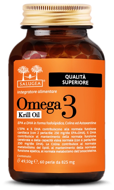 SALUGEA OMEGA 3 KRILL OIL 60 PERLE - Farmacia-flash.it