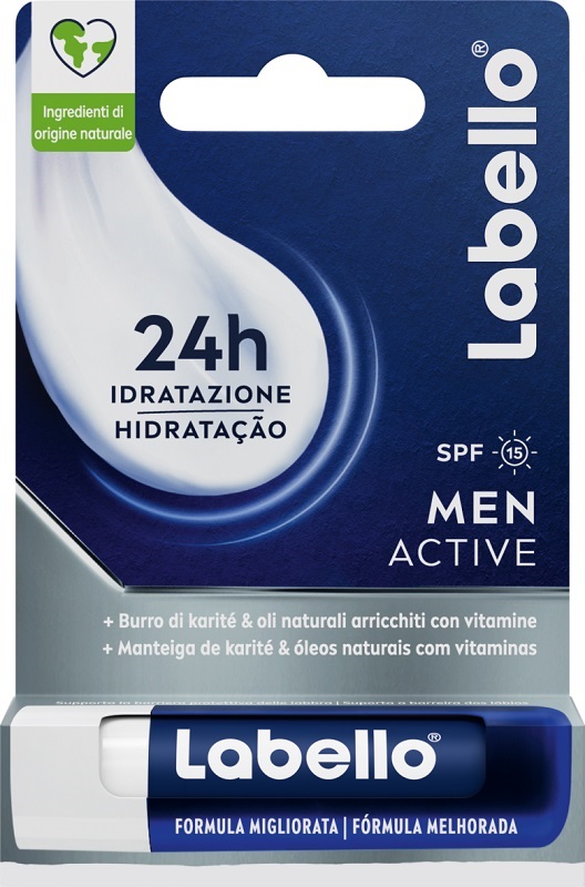 LABELLO ACTIVE FOR MEN SPF 15 5,5 ML - Farmacia-flash.it