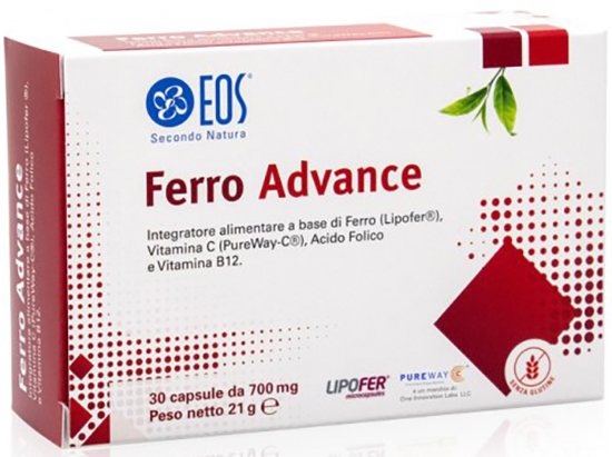 EOS FERRO ADVANCE 30 CAPSULE - Farmacia-flash.it
