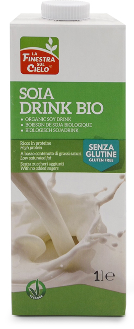 BEVANDA SOIA DRINK SENZA GLUTINE BIO 1 LITRO - Farmacia-flash.it