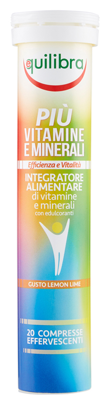 PIU' VITAMINE E MIN 20 COMPRESSE EFFERVESCENTI - Farmacia-flash.it