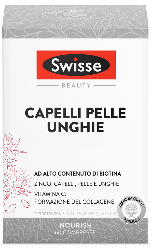 SWISSE CAPELLI PELLE UNGHIE 60 COMPRESSE - Farmacia-flash.it