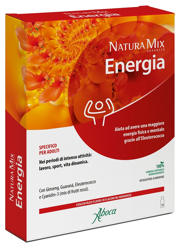 NATURA MIX ADVANCED ENERGIA 10 FLACONCINI DA 15 G - Farmacia-flash.it