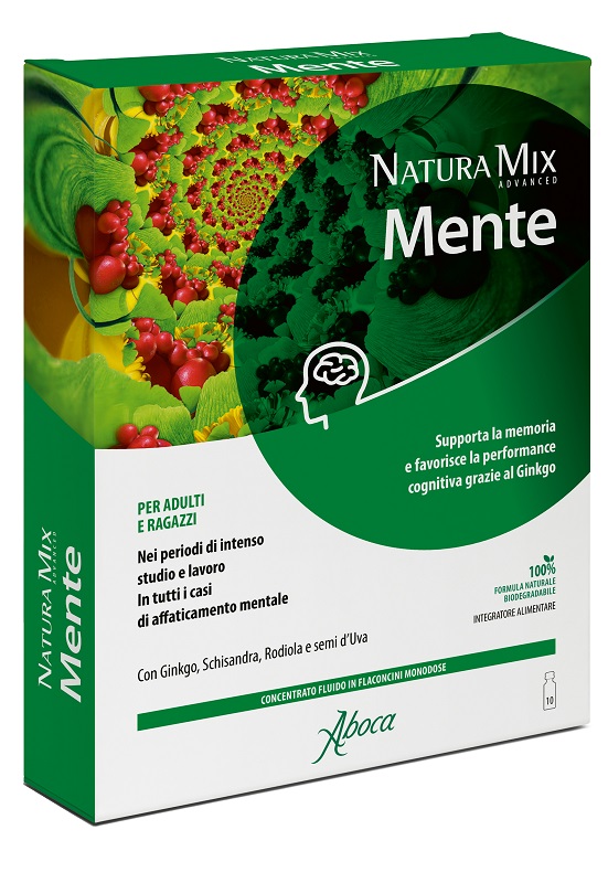 NATURA MIX ADVANCED MENTE 10 FLACONCINI - Farmacia-flash.it