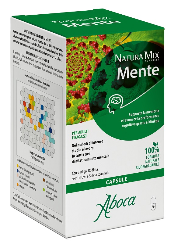 NATURA MIX ADVANCED MENTE 50 CAPSULE - Farmacia-flash.it