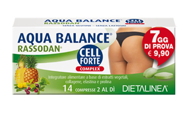 AQUA BALANCE RASSODAN CELL FORTE 7 DAYS 14 COMPRESSE DIETALINEA - Farmacia-flash.it