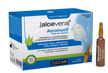 ALOEVERA2 AEROMUCIL 10 FIALE 5 ML - Farmacia-flash.it