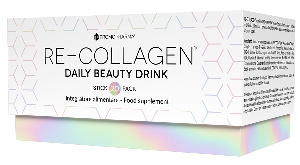 RE-COLLAGEN DAILY BEAUTY DRINK 20 STICK PACK X 12 ML - Farmacia-flash.it