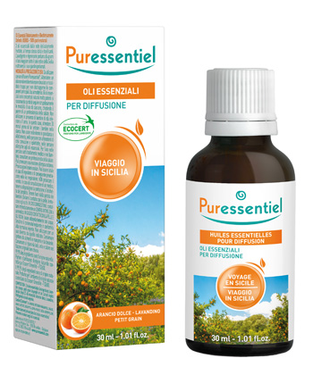 PURESSENTIEL MISCELA DIFFUSIONE VIAGGIO SICILIA 30 ML - Farmacia-flash.it