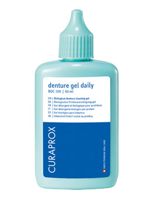 CURAPROX BDC 100 DAILY GEL PER LA PULIZIA QUOTIDIANA DELLA DENTIERA E DEGLI APPARECCHI MOBILI 60 ML 1 PEZZO - Farmacia-flash.it