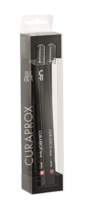 CURAPROX BLACK IS WHITE DENTIFRICI SBIANCANTI 2 SPAZZOLINI - Farmacia-flash.it