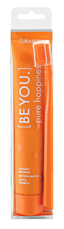 CURAPROX BE YOU PURE HAPPINESS PESCA E ALBICOCCA 1 DENTIFRICIO 90 ML + 1 SPAZZOLINO CS 5460 - Farmacia-flash.it