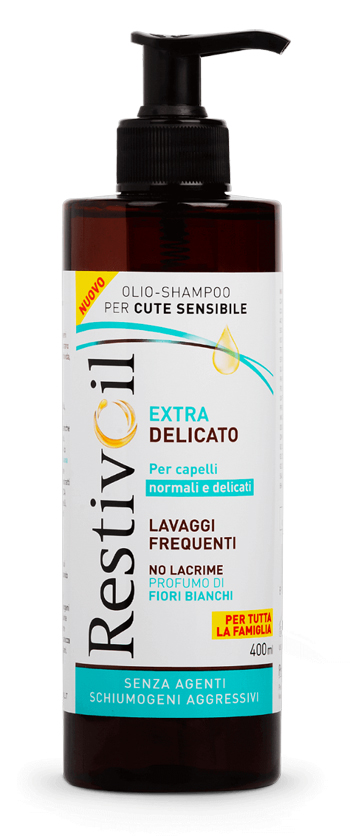 RESTIVOIL EXTRA DELICATO OLIO SHAMPOO PER CUTE SENSIBILE 400 ML - Farmacia-flash.it