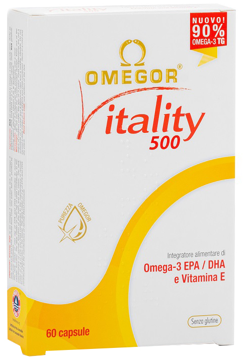 OMEGOR VITALITY 500 60 CAPSULE - Farmacia-flash.it