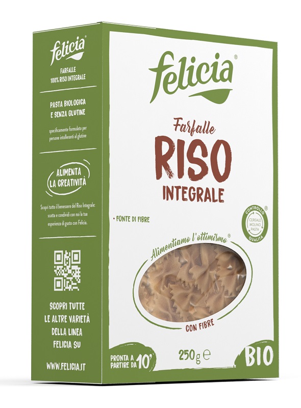 FELICIA FARFALLE RISO INTEGRALE 250 G - Farmacia-flash.it