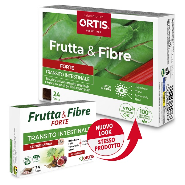 FRUTTA & FIBRE FORTE 24 CUBETTI - Farmacia-flash.it