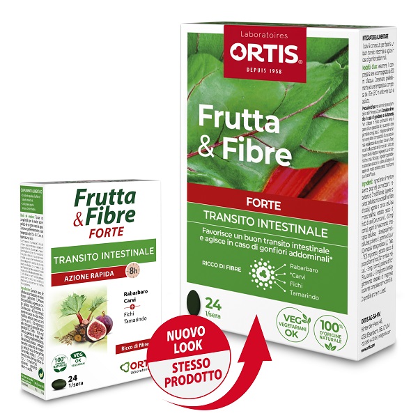 FRUTTA & FIBRE FORTE 24 COMPRESSE - Farmacia-flash.it