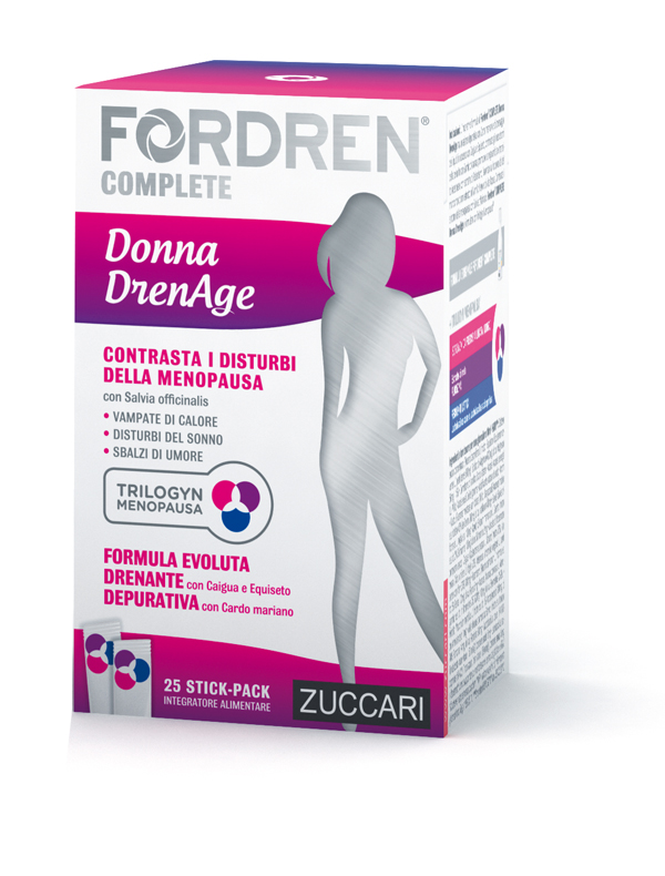 FORDREN COMPLETE DONNA DRENAGE 25 STICKPACK DA 10 ML - Farmacia-flash.it
