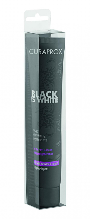 CURAPROX BLACK IS WHITE DENTIFRICIO TRAVEL SIZE 10 ML - Farmacia-flash.it