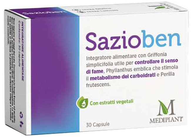 SAZIOBEN 30 CAPSULE - Farmacia-flash.it