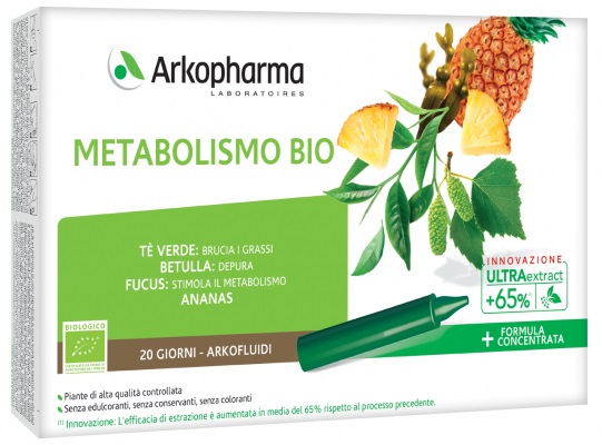 ARKOFLUIDI ULTRA SUONI METABOLISMO BIO 20 FIALE - Farmacia-flash.it