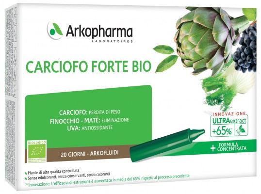 ARKOFLUIDI ULTRA SUONI CARCIOFO FORTE BIO 20 FIALE - Farmacia-flash.it