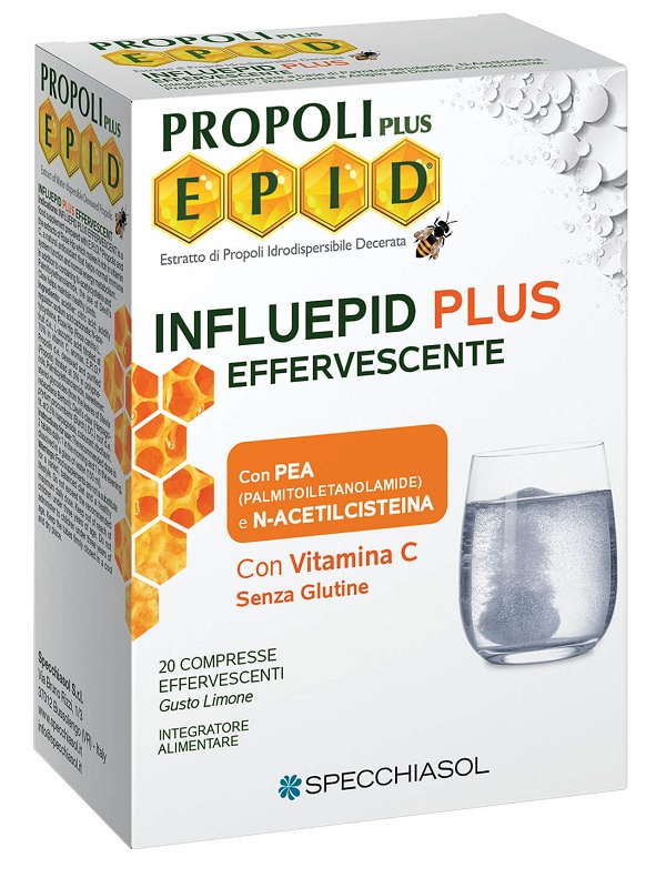 INFLUEPID PLUS EFFERVESCENTE PEA 20 COMPRESSE - Farmacia-flash.it