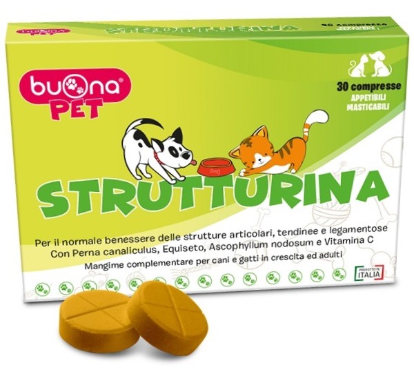 BUONAPET STRUTTURINA 30 COMPRESSE - Farmacia-flash.it