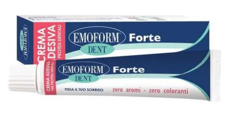 CREMA ADESIVA EMOFORM DENT FORTE PER PROTESI DENTALI 70 G - Farmacia-flash.it