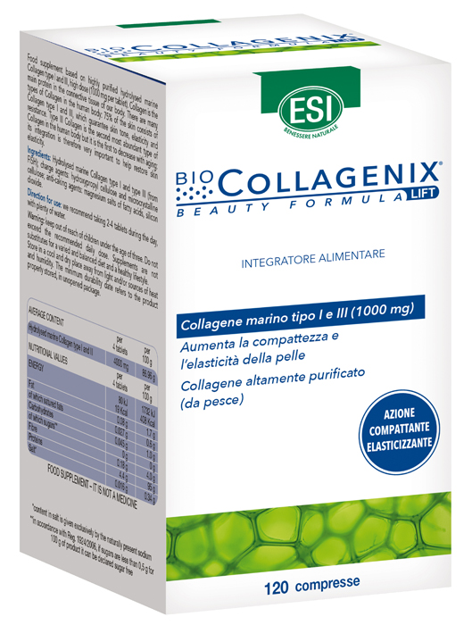 ESI BIOCOLLAGENIX 120 COMPRESSE - Farmacia-flash.it