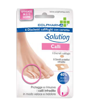 DISCHETTO CALLIFUGO CON CEROTTO COLPHARMA CALLI INFRADITO 6 PEZZI - Farmacia-flash.it