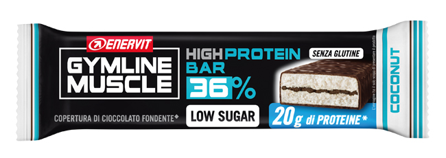 GYMLINE 20G PROTEINBAR LS COCONUT 55 G - Farmacia-flash.it