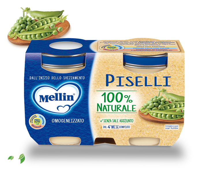 OMOGENEIZZATO PISELLI 2 X 125 G - Farmacia-flash.it