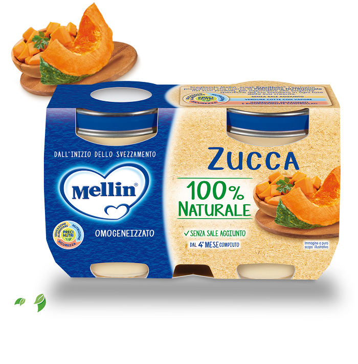 OMOGENEIZZATO ZUCCA 2 X 125 G - Farmacia-flash.it