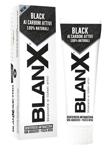 BLANX BLACK CARBONE 75 ML - Farmacia-flash.it