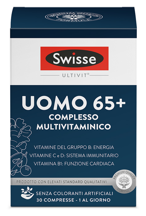 SWISSE UOMO 65+ COMPLESSO MULTIVITAMINICO 30 COMPRESSE - Farmacia-flash.it