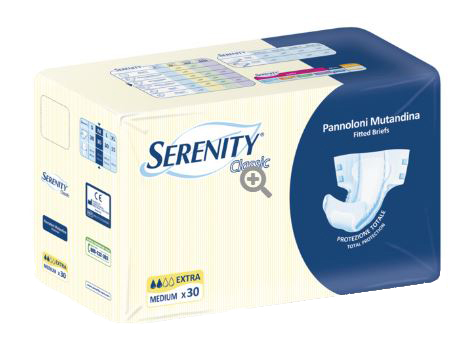 SERENITY PANNOLONE A MUTANDINA CLASSIC EXTRA XL 15 PEZZI - Farmacia-flash.it