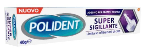 POLIDENT SUPER TENUTA+SIGILLANTE ADESIVO PROTESI DENTALE 40 G - Farmacia-flash.it