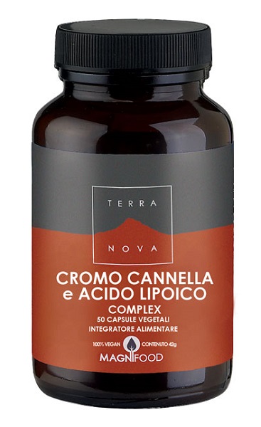 TERRANOVA CROMO/CANNELLA/ACIDO LIPOICO COMPLEX 50 CAPSULE - Farmacia-flash.it