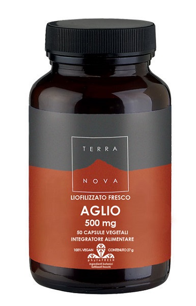TERRANOVA AGLIO 500ML LIOFILIZZATO FRESCO 50 CAPSULE - Farmacia-flash.it