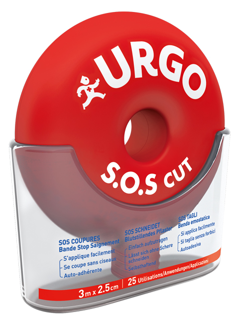 BENDA URGO SOS CUT 3X2,5CM - Farmacia-flash.it
