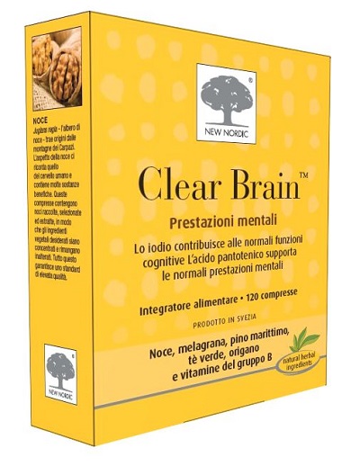 CLEAR BRAIN 120 COMPRESSE - Farmacia-flash.it