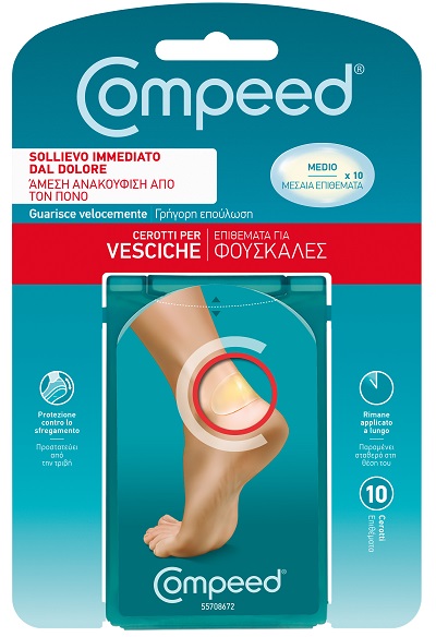 COMPEED CEROTTO VESCICHE MEDIO 10 PEZZI - Farmacia-flash.it