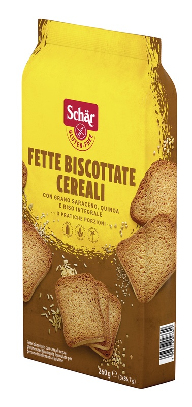 SCHAR FETTE BISCOTTATE AI CEREALI 260 G - Farmacia-flash.it